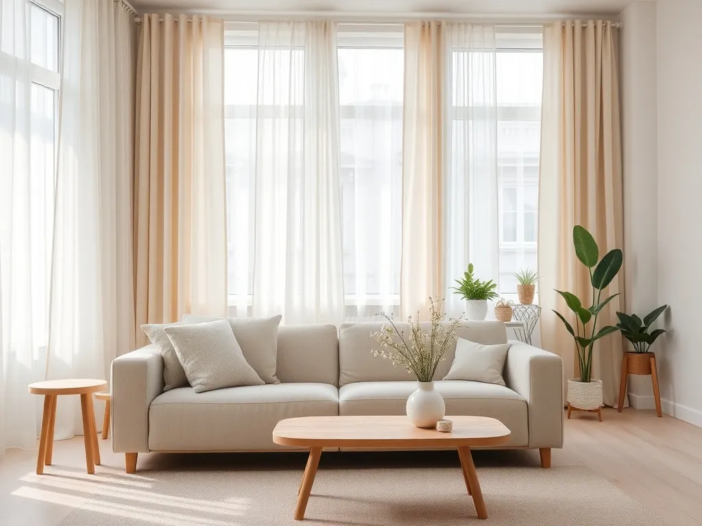 Firany gotowe w stylu skandynawskim – jak dopasować do jasnych wnętrz