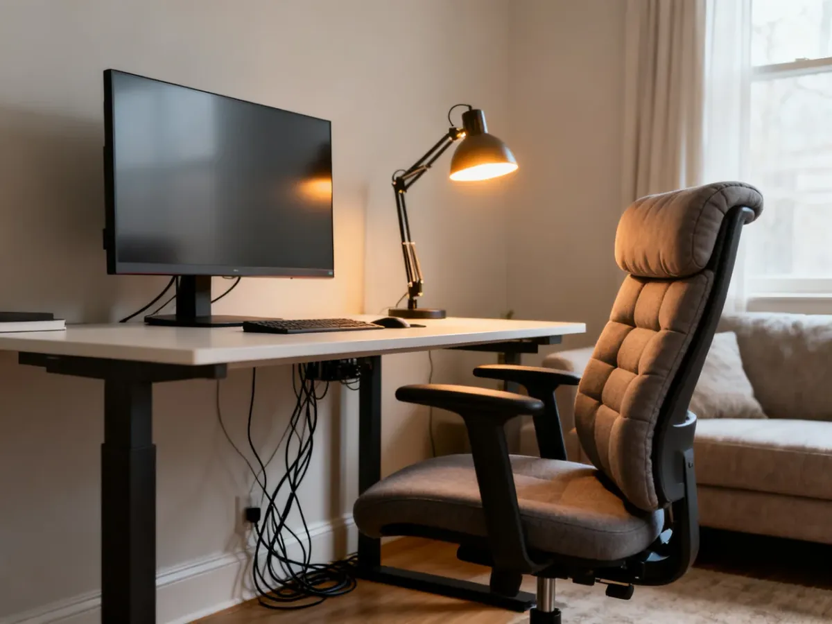 Ergonomiczne i uporządkowane stanowisko pracy w salonie